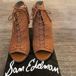 Sam Edelman Tan Ankle Booties
